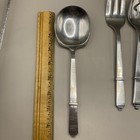 Stanley Roberts Stainless Stuart 1 Serving Utensils Slotted Sugar Spoon Fork Vtg
