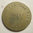 Alexandria - Washington Busses  virginia  Transit Token - Va20c