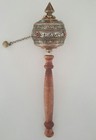 Tibetan Filigiri Art   Om Mani Mantra Prayer Wheel 10  - Made In Nepal