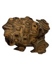 Mcm Cryptomeria Frog Toad Vintage Hand Carved  japanese Cedar  Wood Horny Warty