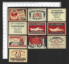 Netherlands   Belgium Vintage Matchbox Labels Many With Advertisements  25 
