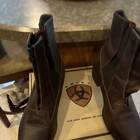 Ariat Brown Paddock Boots With Zipper