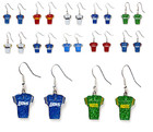 Nfl Football Team Logo Womens Ladies Glitter Jersey Earrings Pick Your Team