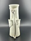 Dragon Beer Mug Stein Signed Whistle Mouth Green Glaze 10  Ceramic Stoneware Vtg