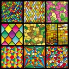 Static Cling Frosted Stained Glass Window Door Sticker Film  Home Decor