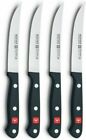 Wusthof Gourmet 4 Piece Kitchen Steak Knife Set - Stainless Steel - Great Gift