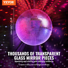 Mirror Disco Ball 12 Inch Silver Party Disco Ball With Hanging Ring