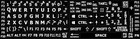 English  Large Letters Keyboard Stickers Matte Non Transparent Black Backgrou   
