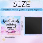 12 Pcs Inspirational Christian Magnets With Bible Verses Refrigerator Motivat   