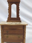Shackman 1 12 Vintage Dollhouse Bedroom Dresser W  marble  Top