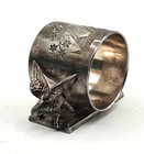 Doves Victorian Napkin Ring Quadraplate  146 Rogers Mfg  Antique Meriden Ct