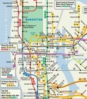 New York City Mta Transit Nyc Subway Train Map 2024 Version Full Size 23x32 