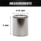 Lauco Empty Paint Cans With Lids     32 Oz Quart Metal Paint Cans  6 Pack 