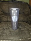 Starbucks Platinum Silver Diamond Studded Tumbler 2019 Holiday Venti 24 Oz
