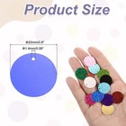 450 Pcs Flat Round Sequins  20mm 0 8 Inch Loose Paillettes  Dark Blue