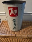 7-up Trash Can Wet N Wild Uncola Campaign Vintages 1970s 7 Up