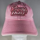 Coors Light Women s Pink Hat American Lager Beer Embroidered Adjustable Cap 
