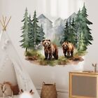 Jungle Animals Wall Sticker Forest Animal Bear Decals Art Mural Baby Nursery