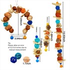 Parakeet Swing Toys bird Cage Hanging Chewing Toys natural Bird Parrot Foragi   