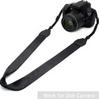 Camera Neck Shoulder Strap For Man Woman Photographers wide 58 Inch  Black 
