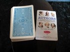 Vintage 1950 s Whitman Authors Card Game  4497  In Case - Complete Deck 