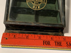 Antique Advertising Big Six Collar Button Collar Stud Countertop Display Case