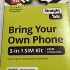 Verizon To Straight Talk 3 1 Nano Phone Sim Card Fits In Iphone New Esim Combo