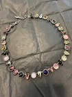 Mia Vesper Obscura Punk Rock Layering Choker In Silver