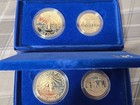 1986 United States Liberty Coins Proof Set Silver Dollar And Half Dollar