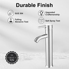 Bathroom Vessel Sink Faucet Modern Basin Mixer Tap Chrome Tall Body Single Ha   