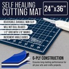 24  X 36  White blue Self Healing 6-ply Double Sided Durable Cutting Mat