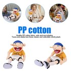 Jeffy Hand Puppet Plush Toy With Metal Rod 23  Stuffed Doll Kids Gift   Us Stock