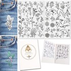 50 Floral Designs Water-soluble Embroidery Patterns For Effortless Hand Crafting