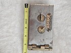 Antique Rare Mosler Safety Deposit Box Door With Customer Key  Bank Key 3x5 