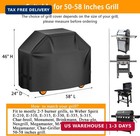 Bbq Gas Grill Cover 58 Inch Barbecue Waterproof Outdoor Heavy Duty Uv Protection