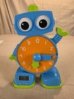 Learning Resources Tock The Learning Clock Robot Toy Used