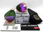 Store Display Rayban Aviator Purple Mirror Rb3025 Standard 58   Large 62