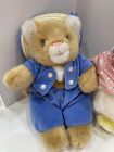 Vintage Eden Beatrix Potter Plush Lot Tom Kitten Benjamin Bunny Hedgehog Jemima