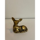  Vintage Solid Brass Deer  Mid Century Mcm 