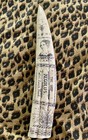 Last One  Scrimshaw Replica Walrus Tusk  regulus  Captain James Head  Resin 13   