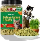 13 4 Oz Cat Grass Treats Natural Salmon Flavor Healthy Cat Snacks Training Biscu