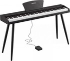 88 Keys Digital Piano Weighted Keyboard Full Size Stand Pedal Usb Midi Portable