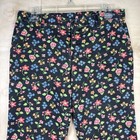 Vintage 70s Wrangler Floral Flowered Flared Bell Bottoms Junior Sz 13 Usa Hippy