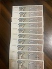 1981 Un Zaire  Banque Du Zaire Very Fine Lot Of 10 Pcs 