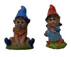 Vintage Elf Gnomes Baby Figurines   Highly Collectible   Two Piece Set