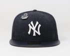 New Era 5950 Men Cap New York Yankees 27x World Series Pin Navy Blue Fitted Cap