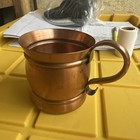 Vintage Gregorian 100  Solid Copper Mug Handmade Made In Usa -inscribed George-