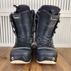 Burton Invader Snowboard Boots Mens Sz 9 Black Lace Up Snowboarding All Mountain