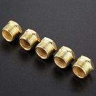 Air Pneumatic Muffler 5pcs Sintered Bronze Exhaust Silencer Fitting Flat 1 2  Np