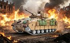 Tongde 1 16 Rc Ir Battle Tank Rtr M2a2 Bradley Infantry Military Vehicle Model